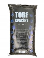 Torf kwaśny 50L Borówka Iglaki Wrzosy Rododendrony