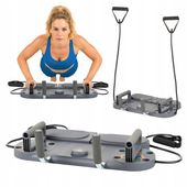 DESKA PODPÓRKI UCHWYTY PARALETKI DO POMPEK Z EKSPANDERAMI GYMTEK