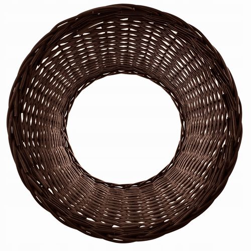 OSŁONA WIKLINOWA NA STOJAK POD CHOINKĘ 45 cm OSŁONKA KOSZ STOJAKA BRĄZOWY na Arena.pl