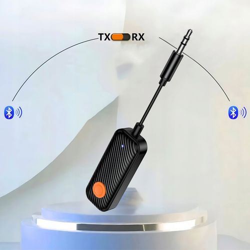 TRANSMITER ODBIORNIK NADAJNIK 2W1 BLUETOOTH 5.4 RX TX AUDIO AUX JACK na Arena.pl