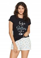 HENDERSON wygodna damska piżama w pieski XL