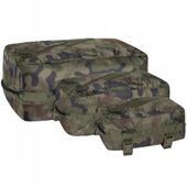2X ORGANIZER PODRÓŻNY 3 SZT HELIKON PAKCELL SET WZ.93 PL WOODLAND