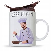 Kubek Prezent Dla Kucharza Kucharki Szef Kuchni Z Nadrukiem Ze Zdjęciem