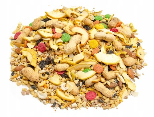 KARMA KOKTAJLOWA POKARM ZIARNO ORZECHY DLA PAPUG DUŻYCH I ŚREDNICH na Arena.pl