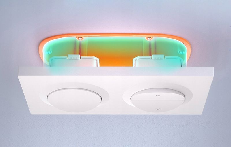 Sonoff EF3G Orb Ramka Potrójna Fusion Do Włączników Ściennych Smart Biała zdjęcie 5