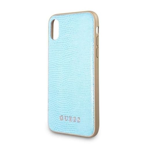Guess GUHCPXPYLBL iPhone X/XS blue /niebieski Python na Arena.pl
