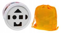 2X drewniane klocki KSIĘŻNICZKA W ZAMKU klocki konstrukcyjne sorter PUZZLE