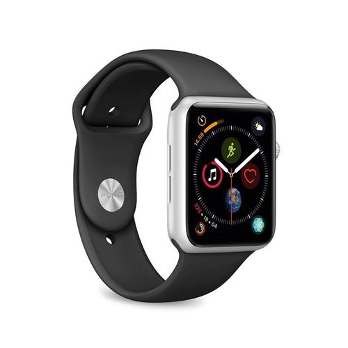 PURO ICON - Elastyczny pasek sportowy do Apple Watch 38 / 40 mm (S/M & M/L) (czarny) na Arena.pl