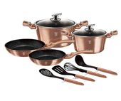 zestaw garnków granitowych berlinger haus bh-6142 rose gold