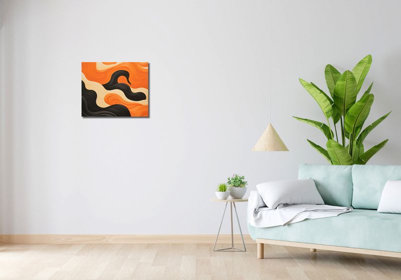 Obraz 50x40cm Dzień spotyka Noc zdjęcie 2