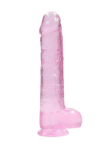 9"" / 23 cm realistic dildo with balls - pink na Arena.pl
