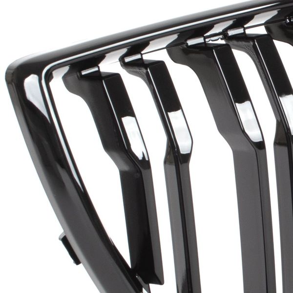 Atrapa Nerki Grill Czarny Połysk do BMW 1 E81 E82 E87 E88 Przed zdjęcie 5