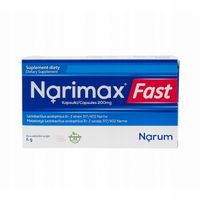 Narum Fast Caps Priobiotyk ZDROWE JELITA Narine 200mg 30 kapsułek