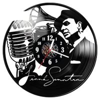 Zegar ścienny z płyty winylowej Frank Sinatra 19.14