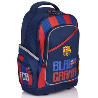 Trzykomorowy plecak dla chłopca FC Barcelona FC-141