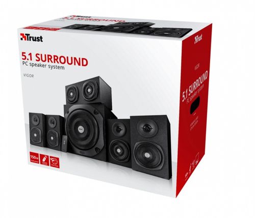 Trust Vigor 5.1 Surround Speaker System for pc - black na Arena.pl