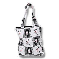 Torba na zakupy bawełniana shopperka torba shopper zakupowa kobieta