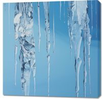 Obraz 90x90cm Kryształowe Sople
