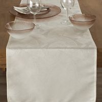 Obrus / bieżnik dekoracyjny ISLA 40x140 Eurofirany kremowy
