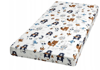 MATERAC PIANKOWY 60x120cm dziecięcy DO ŁÓŻECZKA pokrowiec BAWEŁNA 135
