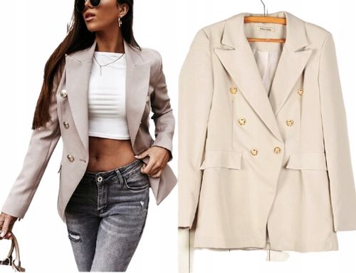 ŻAKIET MODNA MARYNARKA STYLOWY ŻAKIET różne KOLORY S 190 na Arena.pl