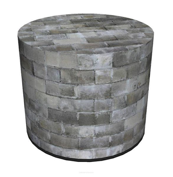 Pufa dekoracyjna Wall zdjęcie 1