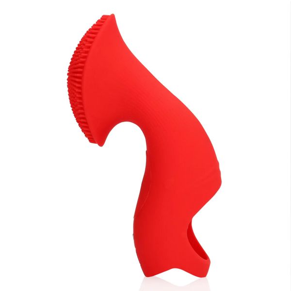 Textured Finger Vibrator - Sunrise Red zdjęcie 1