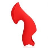 Textured Finger Vibrator - Sunrise Red