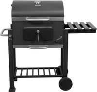 grill węglowy deluxe, ruszt 57*37cm - w-99910