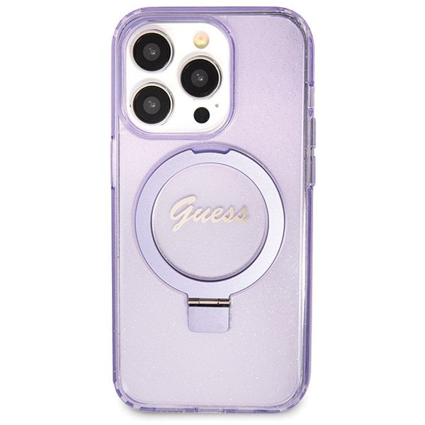 Etui Guess do iPhone 13 Pro Max, Fioletowy, MagSafe zdjęcie 3