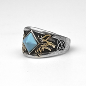 Space Wolves | Rozmiar Regulowany | Metal | Pierścień | Warhammer 40k