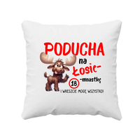 Poducha na łosiemnastkę - i wreszcie mogę wszystko  - poduszka na prezent