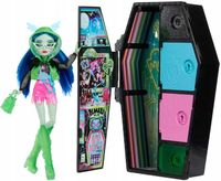 LALKA MONSTER HIGH Ghoulia Yelps Straszysekrety Neonowa HNF81