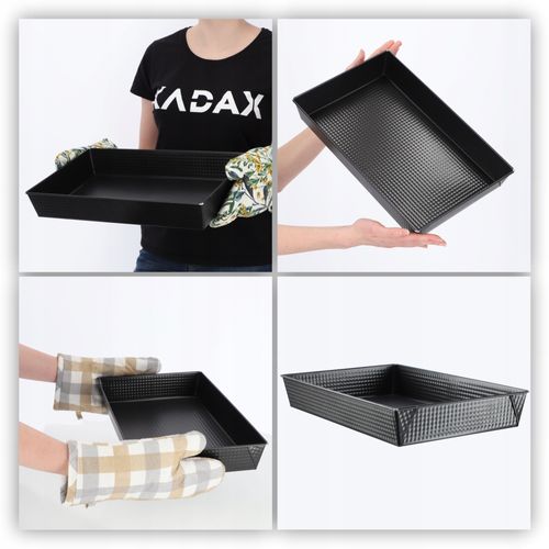 BLACHA FORMA DO PIECZENIA NIEPRZYWIERALNA 40x25x6 na Arena.pl