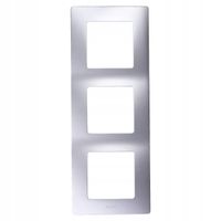 2 x 2 x RAMKA POTRÓJNA LEGRAND NILOE ALUMINIUM 397043