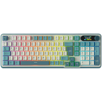 royal kludge rk-s98 light cloud gaming keyboard chartreuse switch