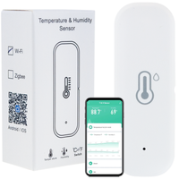 CZUJNIK WILGOTNOŚCI TEMPERATURY TERMOMETR HIGROMETR WIFI MONITORING