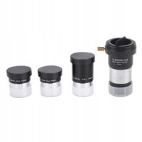 Okular Plossl 12,5mm 1.25" do teleskopów Zestaw 4/10/25 mm i 2X Barlowa
