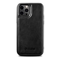 etui pokryte naturalną skórą do iphone 12 pro max leather oil wax czarny