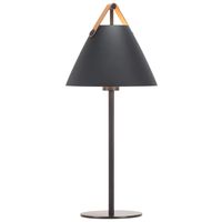 Klasyczna lampka stołowa Strap 46205003 Nordlux do salonu czarna