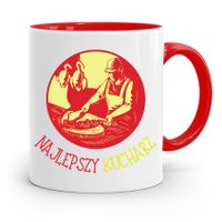 Kubek Czerwony Dla Najlepszego Kucharza Kucharki Z Nadrukiem Ze Zdjęciem