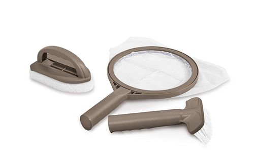 Zestaw czyszczący do basenów Spa Intex #28004 siatka szczotka gąbka na Arena.pl