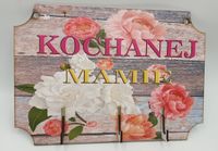 wieszak ścienny 28x19,5cm kochanej mamie