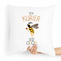 Poduszka Prezent Dla Kuriera Ten Kurier Jest Osom Z Nadrukiem Ze Zdjęciem