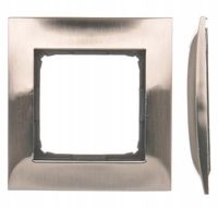 Simon 54 Premium Ramka pojedyncza inox DR1/61 KONTAKT-SIMON