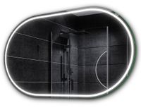 Lustro LED Łazienkowe Podświetlane 90x90 - PALERMO