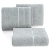Ręcznik frotte z bordiurą SUZI 30X50 jasnoszary