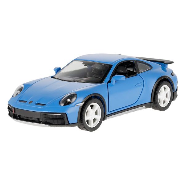 Model 1:36, Porsche 911 Rallye, niebieski zdjęcie 2