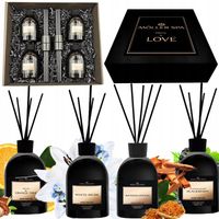 4szt x 250ml ZAPACH DO DOMU PATYCZKI ZESTAW PREZENTOWY NA WALENTYNKI 1000ml