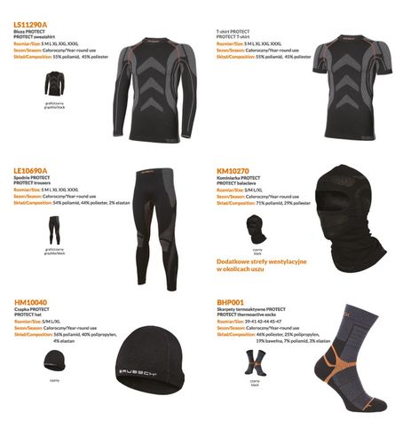 koszulka krótki rękaw bielizna termoaktywna BRUBECK PROTECT rozmiar M na Arena.pl